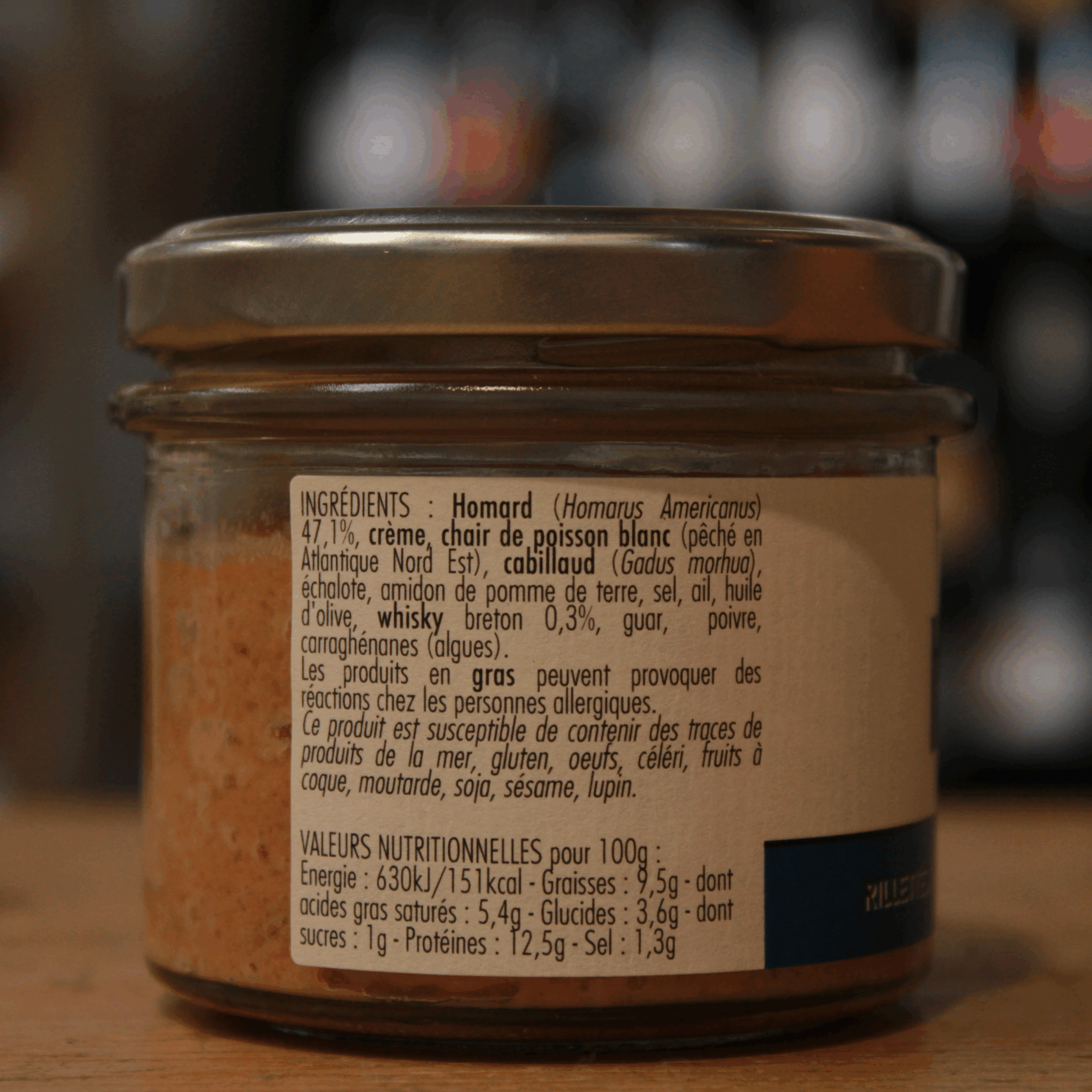 Rillettes de Homard au whisky breton - La Chikolodenn