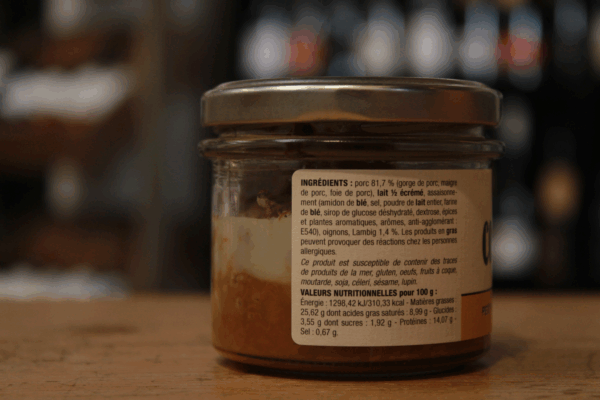 Petit pâté breton à la fine bretagne AOC - Cochon Lambig - La Chikolodenn