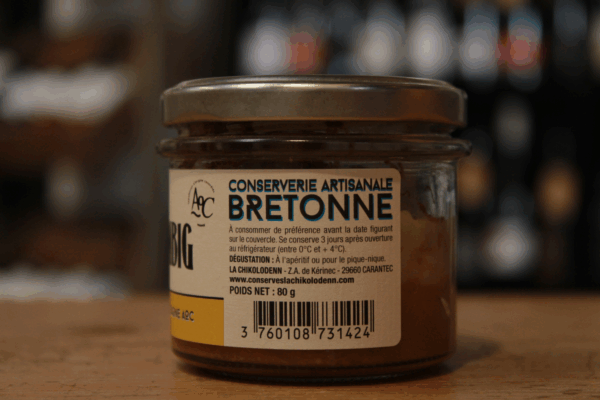 Petit pâté breton à la fine bretagne AOC - Cochon Lambig - La Chikolodenn