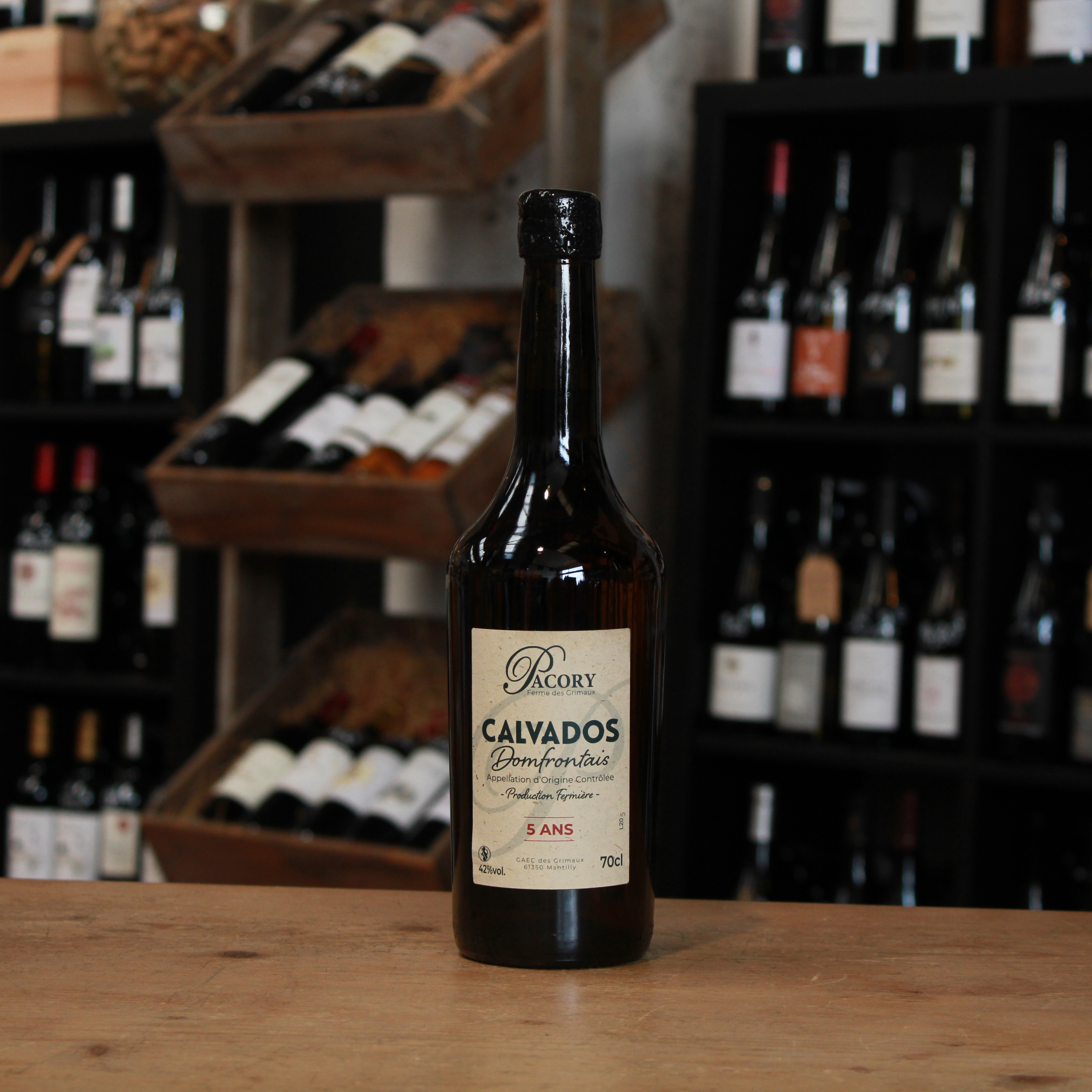 AOC Calvados Domfrontais - 5 ans - Pacory La Ferme des Grimaux