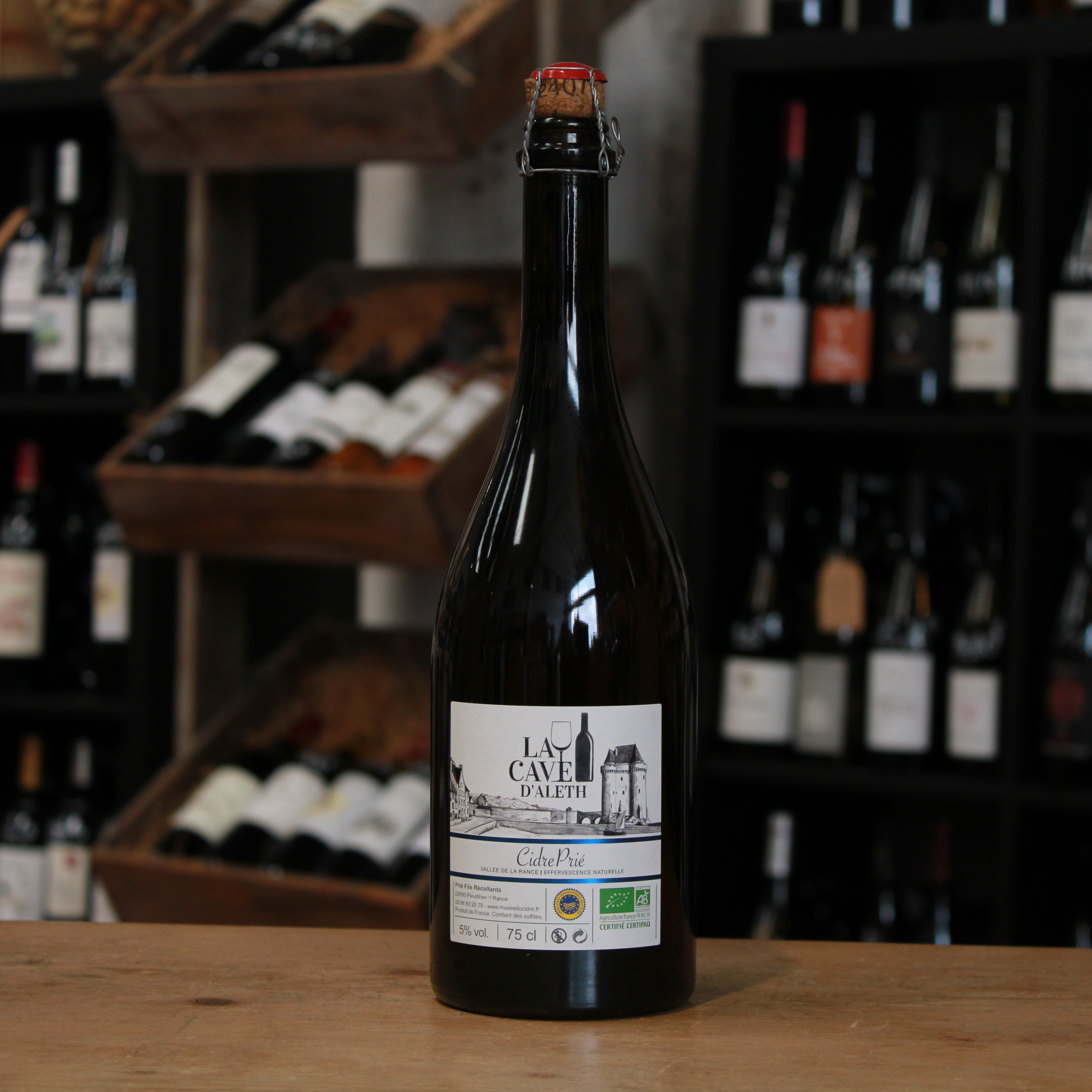 Cidre - Cuvée La Cave d'Aleth - Cidre Prié (22)