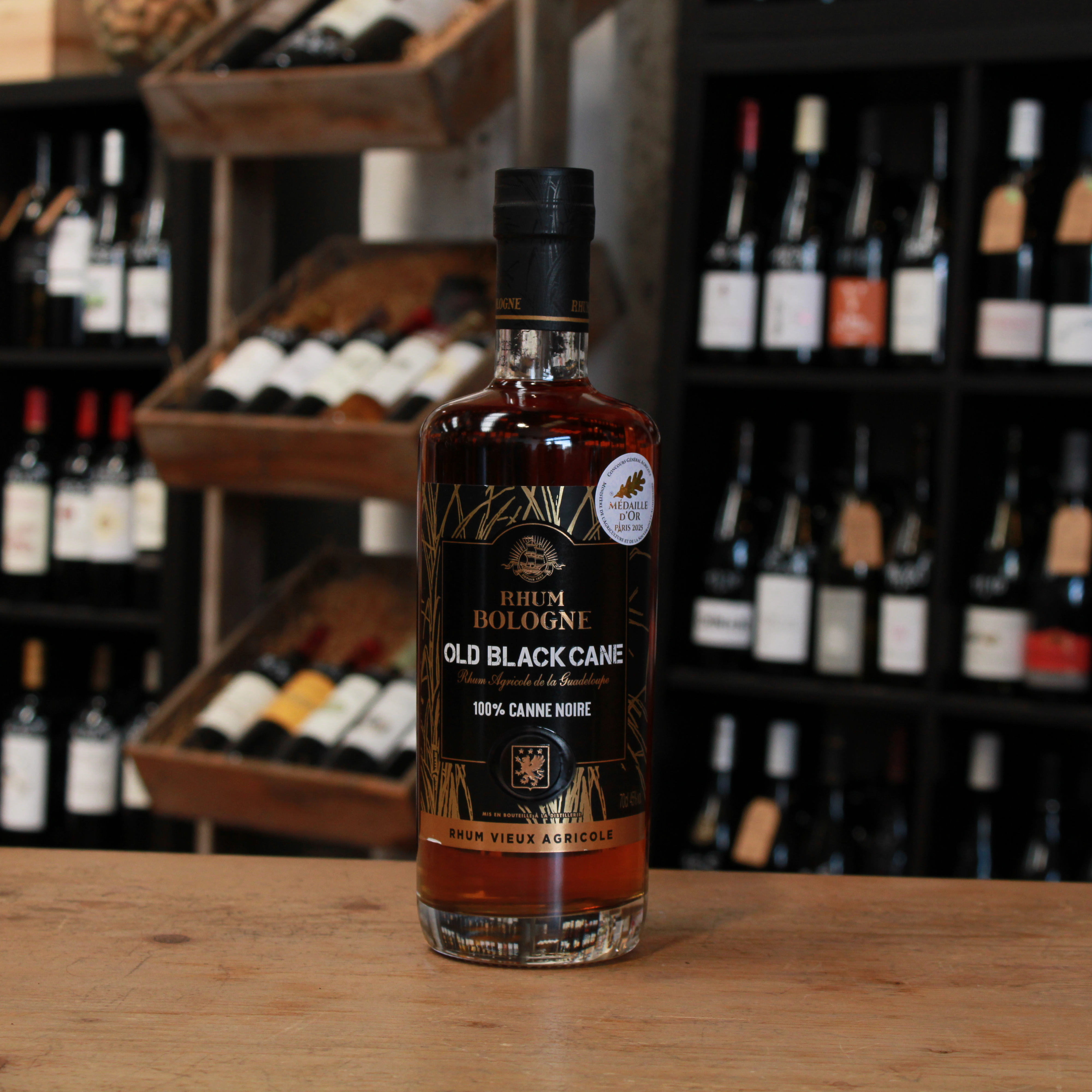 Rhum Guadeloupéen - Old Black Cane - Distillerie Bologne